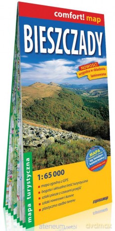 Comfort! map Bieszczady mapa turystyczna 1:65 000