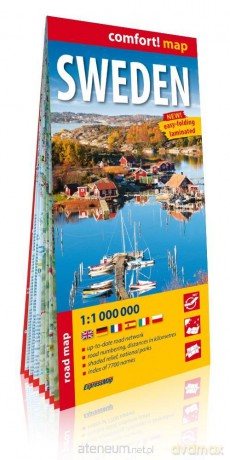 Comfort! map Szwecja (Sweden) 1:1 000 000