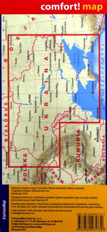 Comfort! map Ukraina 1:1 350 000 mapa