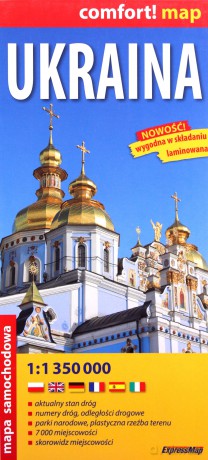 Comfort! map Ukraina 1:1 350 000 mapa