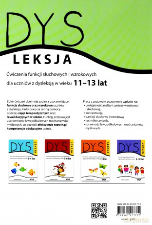 Dysleksja 11-13 lat - Agnieszka Bala [KSIĄŻKA]