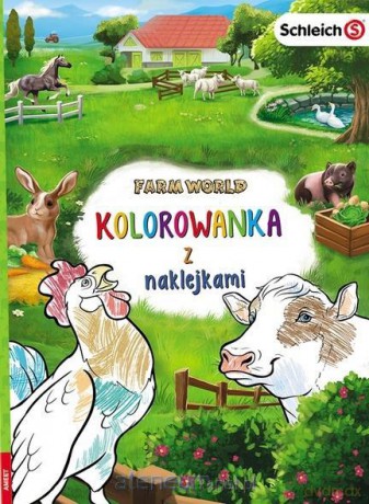 Farm World. Kolorowanka z naklejkami [KSIĄŻKA]