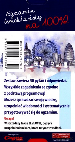 Fiszki ósmoklasisty. Szkolny niezbędnik Język angielski 1 [KSIĄŻKA]