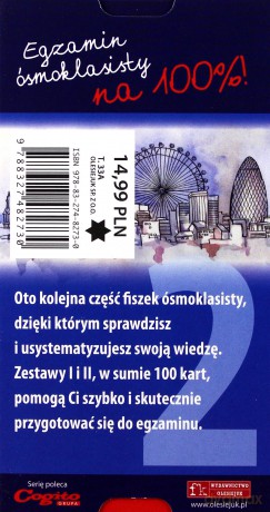 Fiszki ósmoklasisty. Szkolny niezbędnik Język angielski 2 [KSIĄŻKA]
