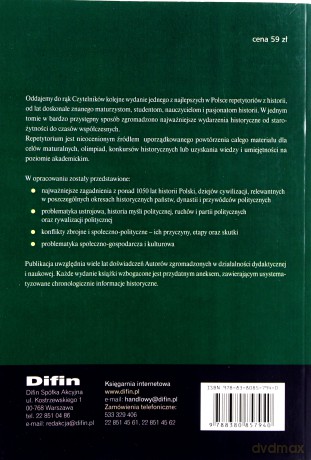 Historia repetytorium dla licealistów i studentów - Marek Chmaj, Wojciech Sokół, Janusz Wrona [KSIĄŻKA]