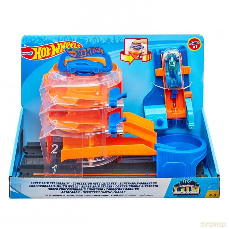 Hot Wheels City Super Spin Parking