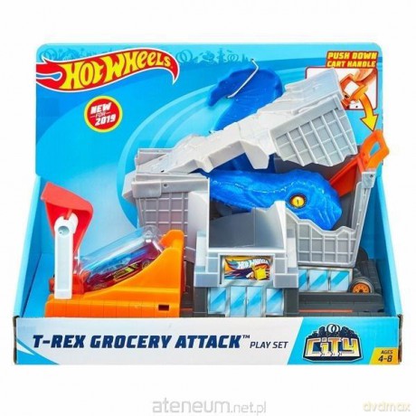Hot Wheels. City Zestaw Atak T-Rexa