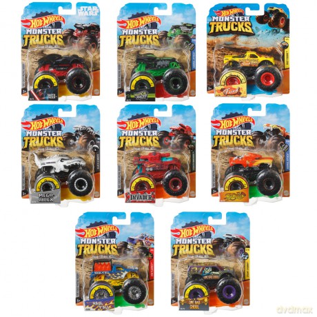 Hot Wheels. Monster Trucks Pojazd 1:64 (wysyłka losowa)