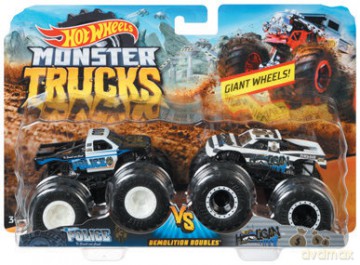 Hot Wheels. Monster Trucks Pojazd 1:64 2-pak (wysyłka losowa)