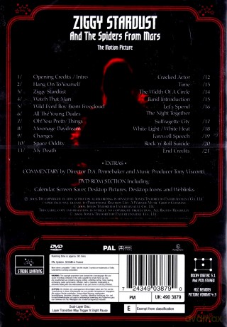 David Bowie: Ziggy Stardust and the Spiders from Mars [DVD]