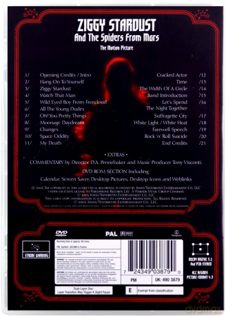 David Bowie: Ziggy Stardust and the Spiders from Mars [DVD]