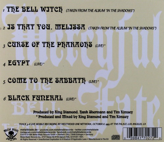 Mercyful Fate: The Bell Witch [CD]