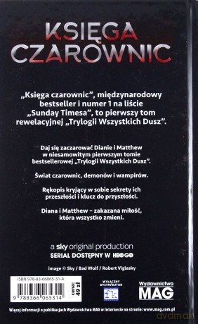 Księga czarownic (wydanie serialowe) - Deborah Harkness [KSIĄŻKA]