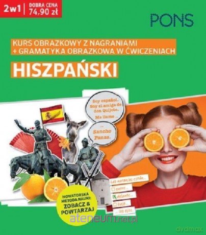 Kurs obrazkowy/gramatyka obrazkowa. Hiszpański 2w1 [KSIĄŻKA]