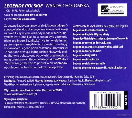 Legendy polskie - Wanda Chotomska [AUDIOBOOK]