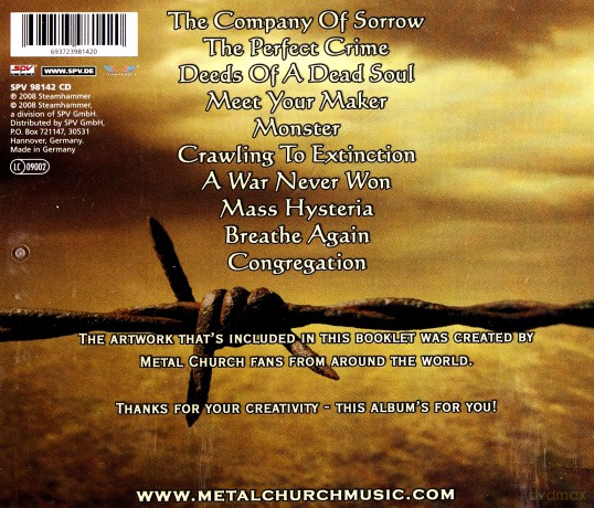 Metal Church: This Present Wasteland [CD]