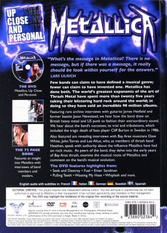 Metallica: Up Close And Personal [DVD]