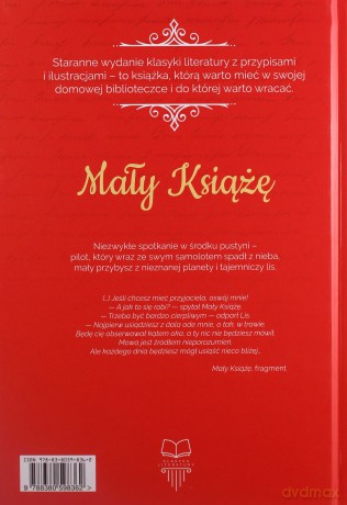 Mały Książę - Antoine de Saint Exupery [KSIĄŻKA]