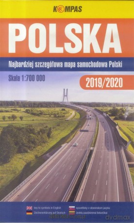 Mapa samochodowa 1:700 000 Polska