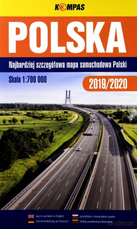 Mapa samochodowa 1:700 000 Polska