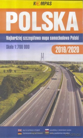 Mapa samochodowy 1:700 000 Polska [KSIĄŻKA]