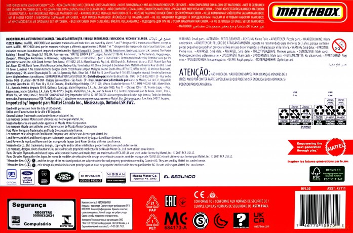 Matchbox. Samochodziki 9-pak GBJ49