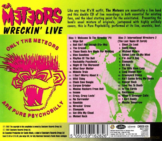 The Meteors: Wreckin Live [2CD]