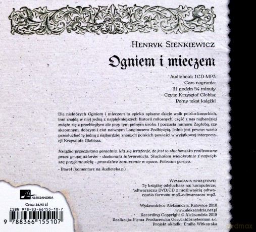 Ogniem i mieczem - Henryk Sienkiewicz [AUDIOBOOK]