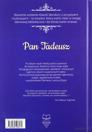 Pan Tadeusz - Adam Mickiewicz [KSIĄŻKA]