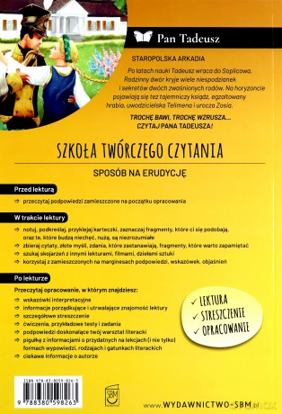 Pan Tadeusz z opracowaniem - Adam Mickiewicz [KSIĄŻKA]