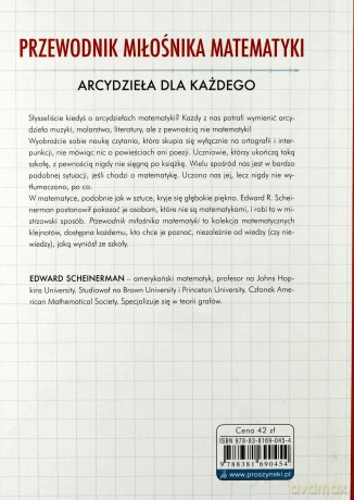 Przewodnik miłośnika matematyki - Edward R. Scheinerman [KSIĄŻKA]