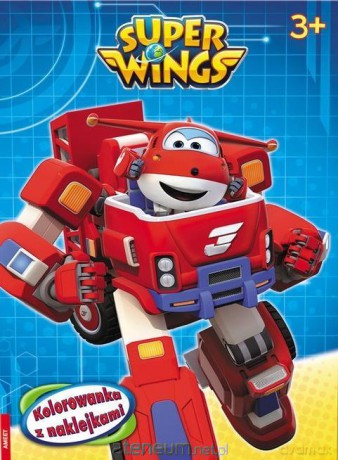 Super Wings. Kolorowanka z naklejkami [KSIĄŻKA]