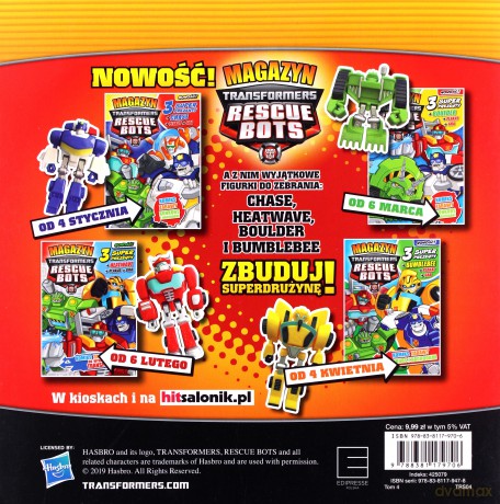 Transformers Rescue Bots. Przygody Botów 4 [KSIĄŻKA]