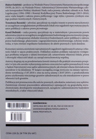 Ustawa o własności lokali. Komentarz [KSIĄŻKA]
