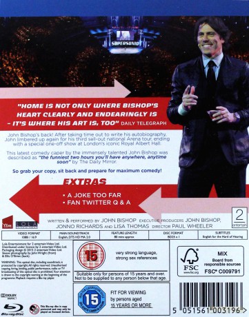 John Bishop Supersonic [Blu-Ray]