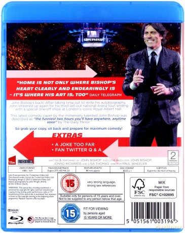John Bishop Supersonic [Blu-Ray]