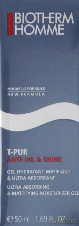 Biotherm Homme T-Pur Anti Oil&Shine Mattifying Moisturizing Gel 50 ml