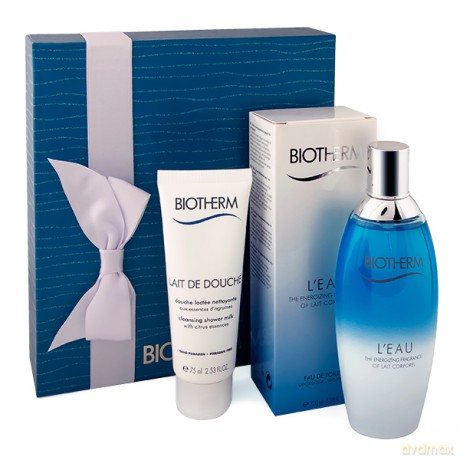 Biotherm Set (L~Eau Edt 100 ml+Lait De Douche 75 ml)