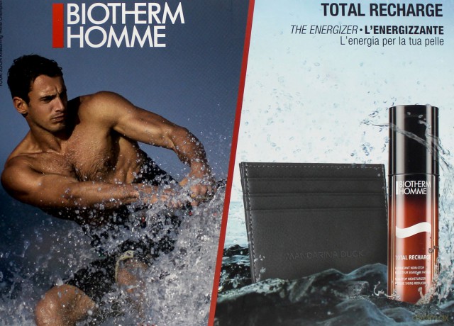 Biotherm Zestaw dla mężczyzn Total Recharge (Total Recharge 50 ml+Porta Carte)