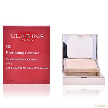 Clarins Everlasting Compact Foundation Spf 9 108 Sand 10g