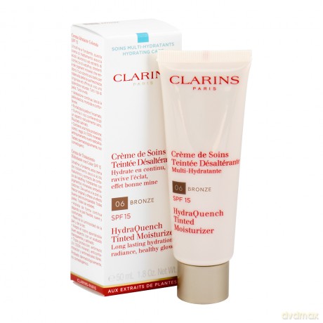 Clarins Hydraquench Tinted Moisturier Spf15 06 Bronze 50 ml