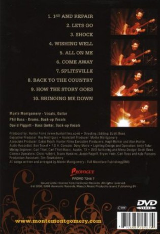 Monte Montgomery: Live At Workplay [DVD]