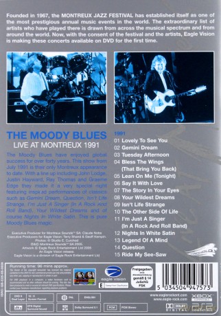 The Moody Blues: Live At Montreux 1991 [DVD]
