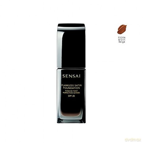 Kanebo Sensai Flawless Satin Foundation Fs206 (Brown Beige) 30 ml