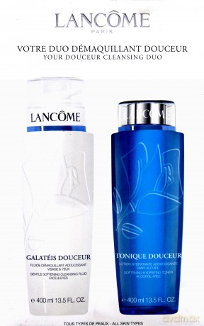 Lancome Set Duo Cleansing Oil Skin (Cleansing Fluid 400 ml + Hydrating Toner 400 ml)