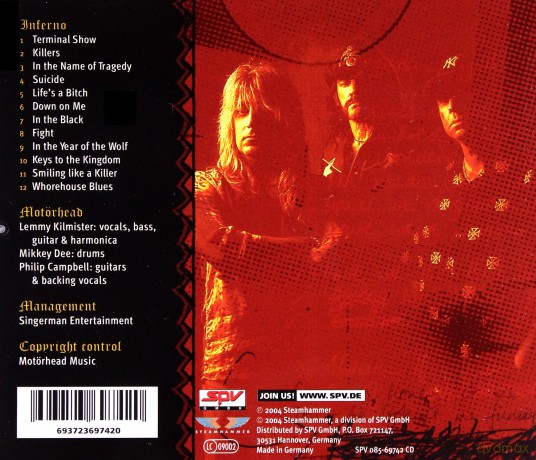 Motorhead: Inferno [CD]