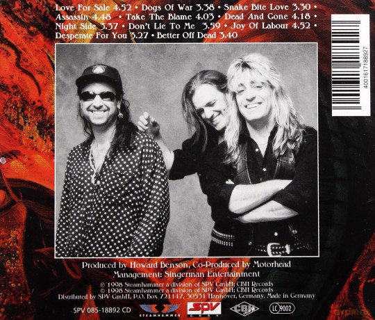 Motorhead: Snake Bite Love [CD]