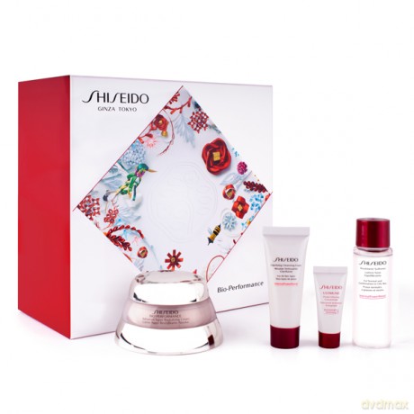 Shiseido Set (Advanced Super Revitalizing Cream 50 ml+Clarifiying Cleansing Foam 15 ml+Treatment Softener 30 ml+Ultimune Power Infusing Concentrate 5 ml)