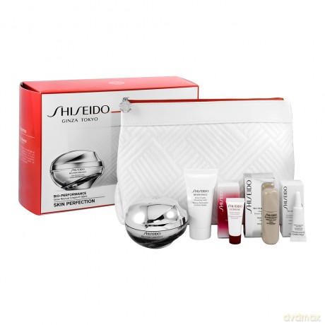 Shiseido Set (Bio-Performance Glow Revival Cream 50 ml+Benefiance Extra Creamy Cleansing Foam 30 ml+Ultimune Power Infusing Concentrate 5 ml+Bio-Performance Liftdynamic Serum 7 ml+Bio-Pefrmance Liftdynamic Eye Treatment 3 ml+Pochette)