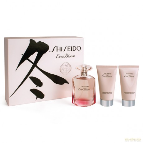 Shiseido Set (Ever Bloom Woda perfumowana 50 ml+Body Lotion 50 ml+ Shower Cream 50 ml)